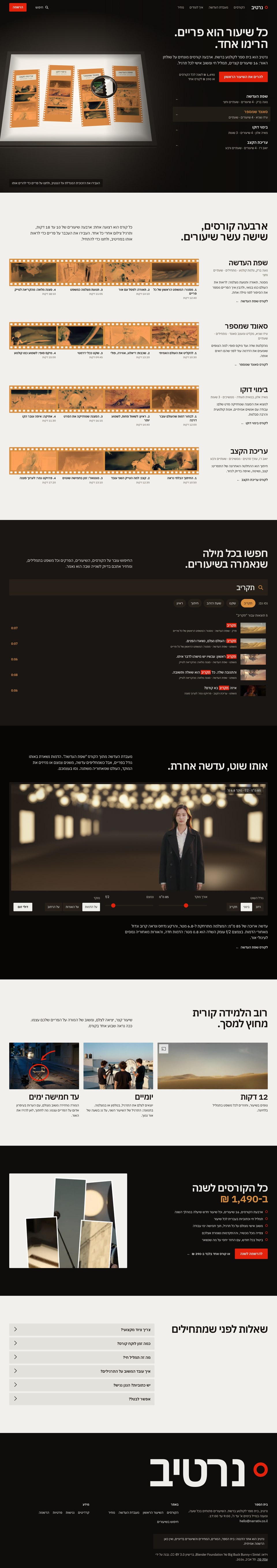 נרטיב - אתר דמו
